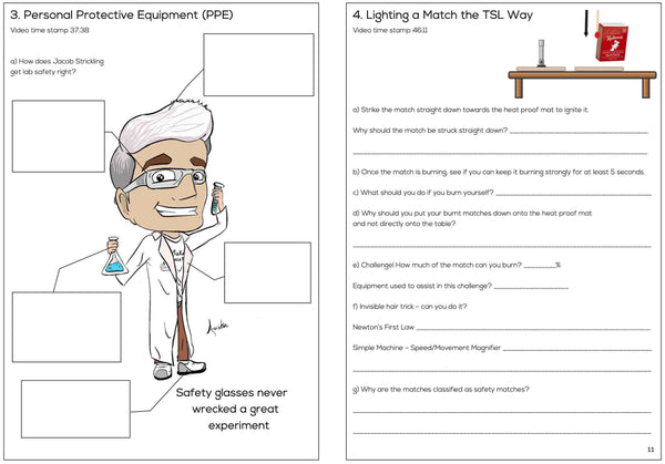 Year 7 High School Chemistry Course Workbook - Digital Download Document