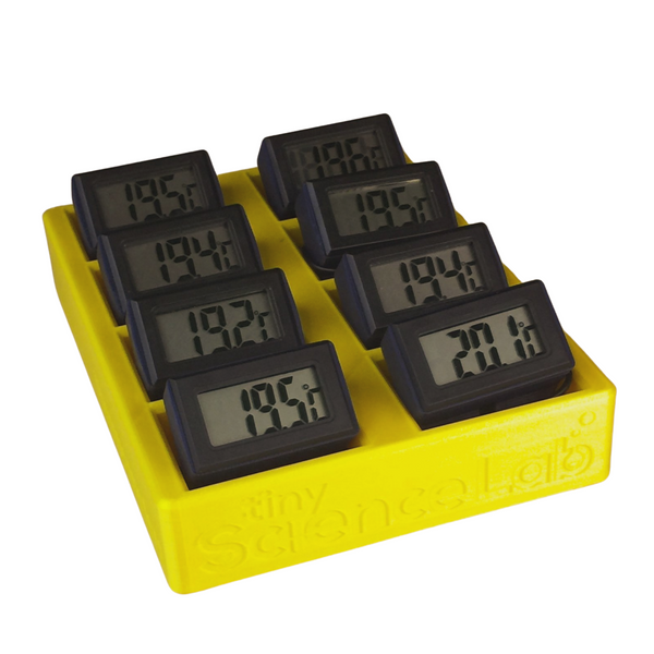 Class Set Digital Thermometers - Includes Storage Tray